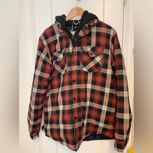 Task | Plaid Men’s Hoodie Jacket | Size Medium